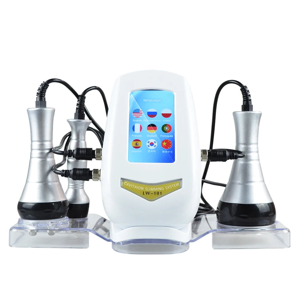 Skinterest 3 In 1 40K Cavitation Machine Face Body Lifting