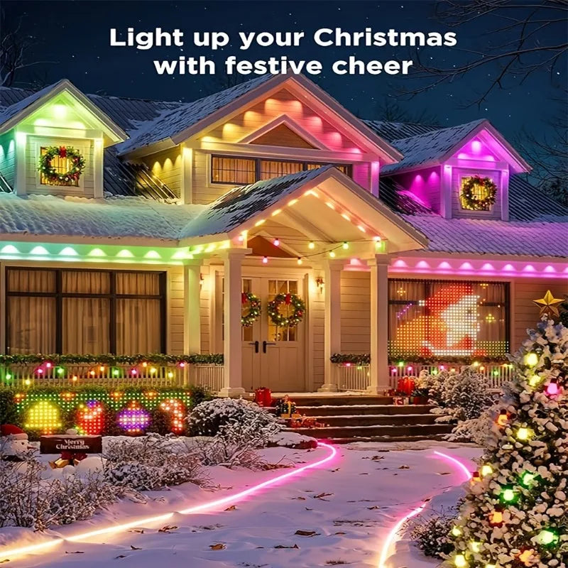 Mimirgb Smart Permanent Outdoor String Lights With 75 Scenes