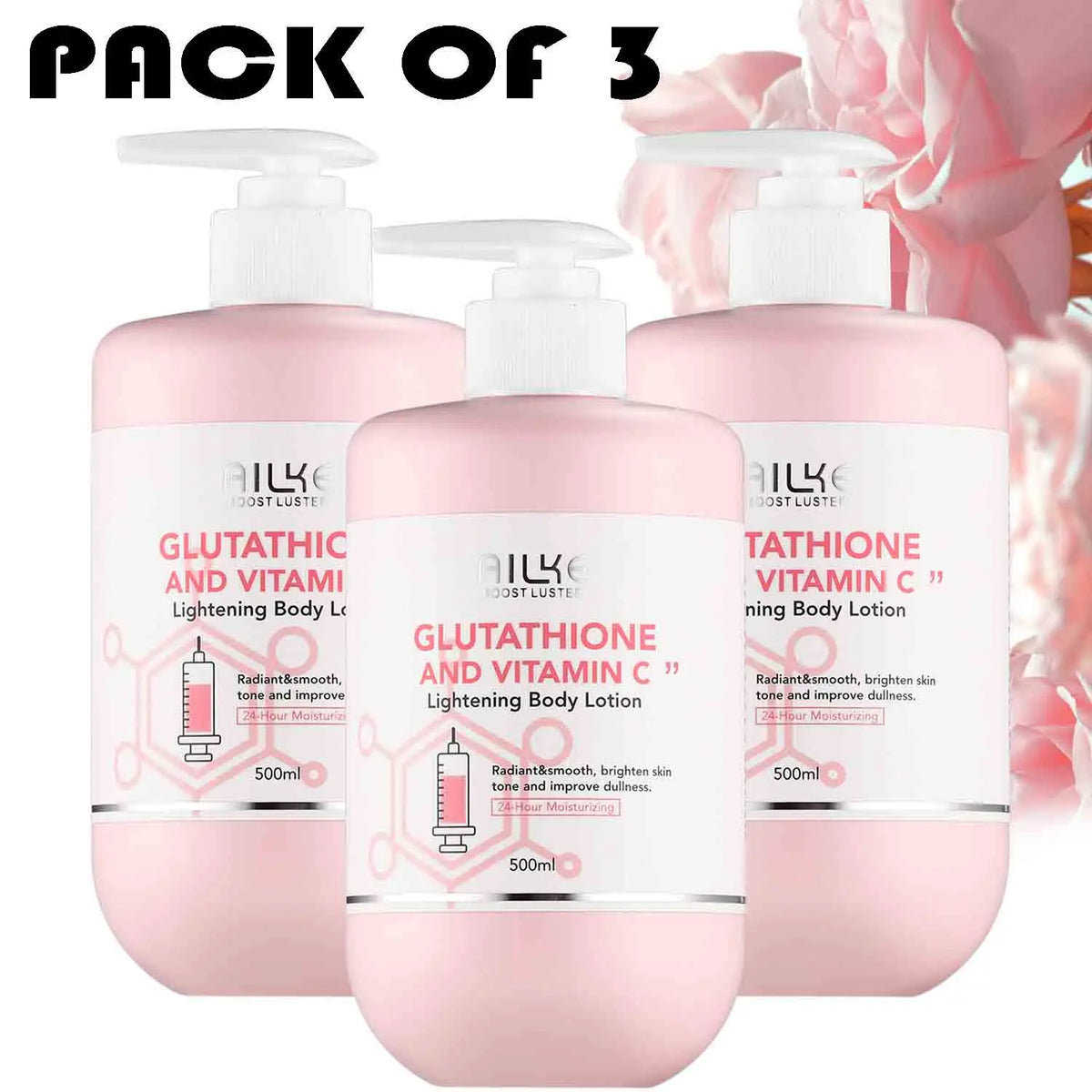 AILKE Vitamin C Glutathione Brightening Body Lotion