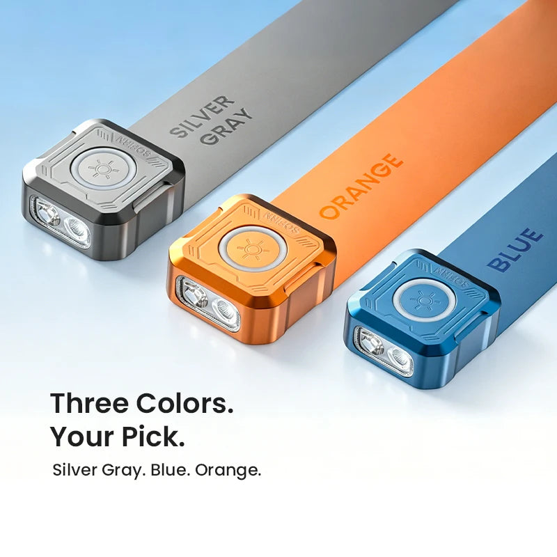 Sofirn Mini EDC Flashlight With RGB Signal Ring UV Light