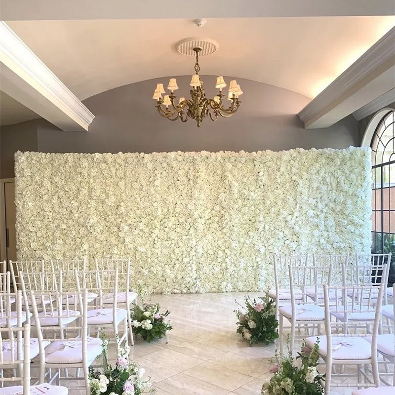 Meihon Artificial Flower Wall Backdrop For Wedding Party Photo Decor