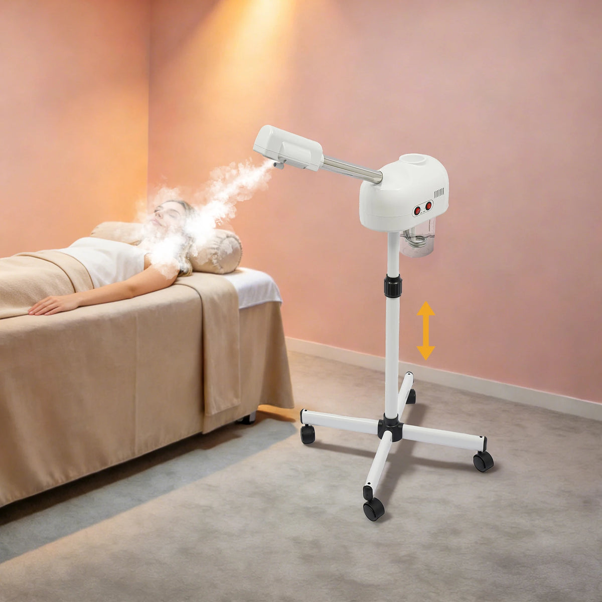 Professional Ozone Facial Steamer With Adjustable Stand For Skin Care