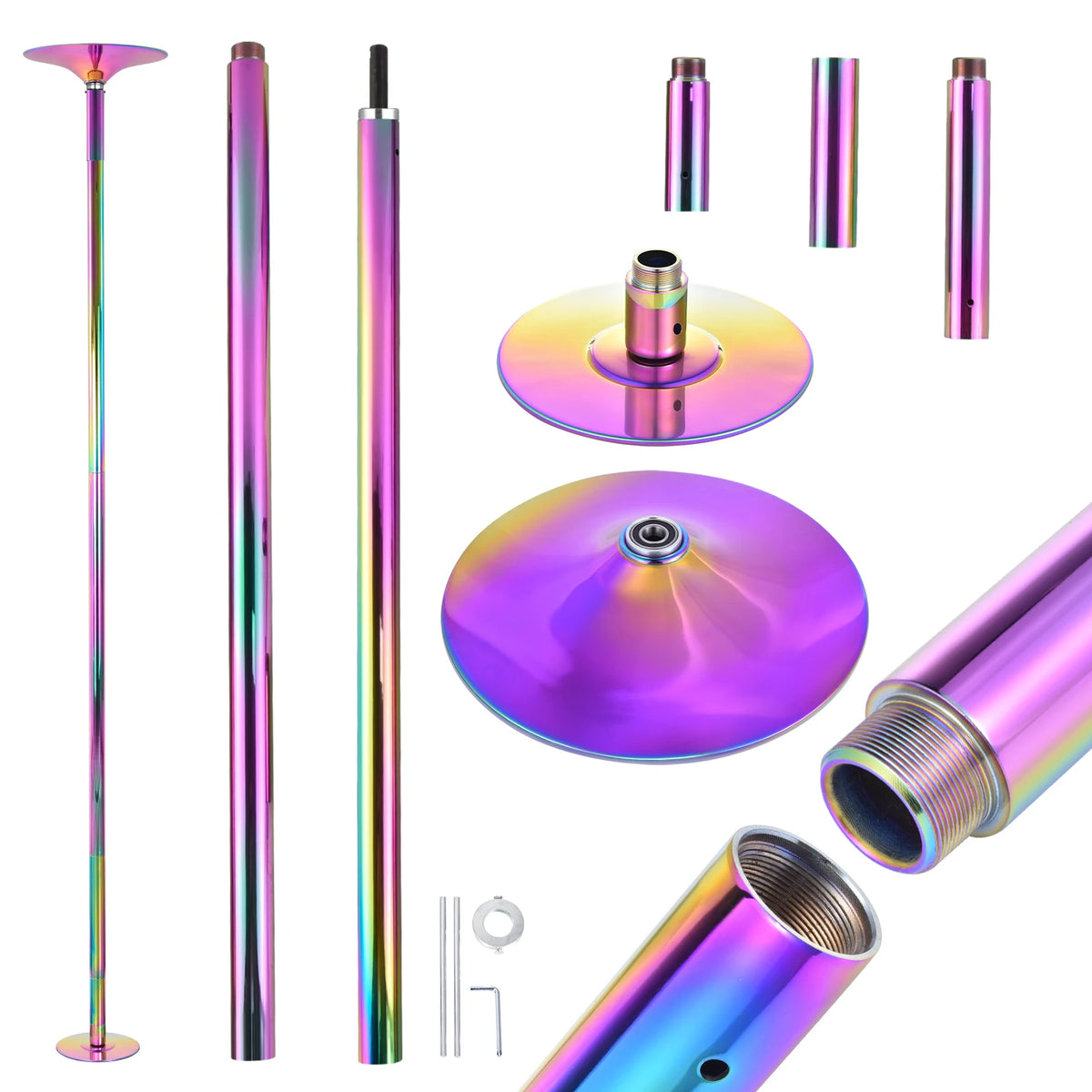 Portable Static Dance Pole For Home Fitness And Gym Training