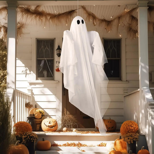 Halloween Hanging Ghost Decoration With Spooky LED Light for Indoor Outdoor Decor