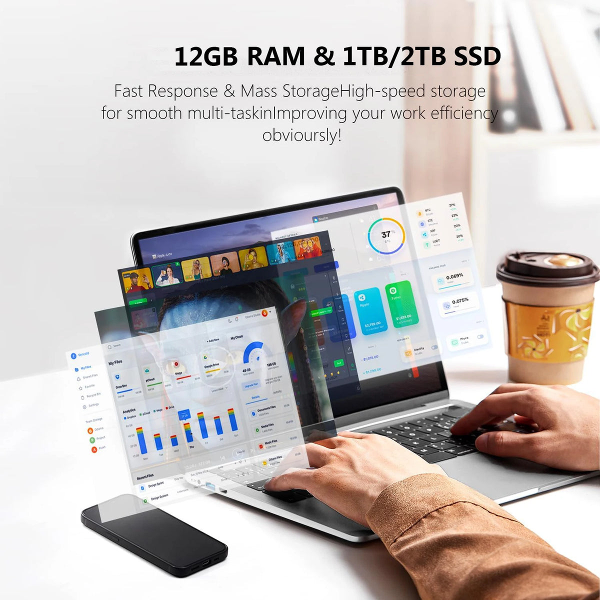 Xiaman Windows 11 Laptop Intel Atom Processor For Office Study