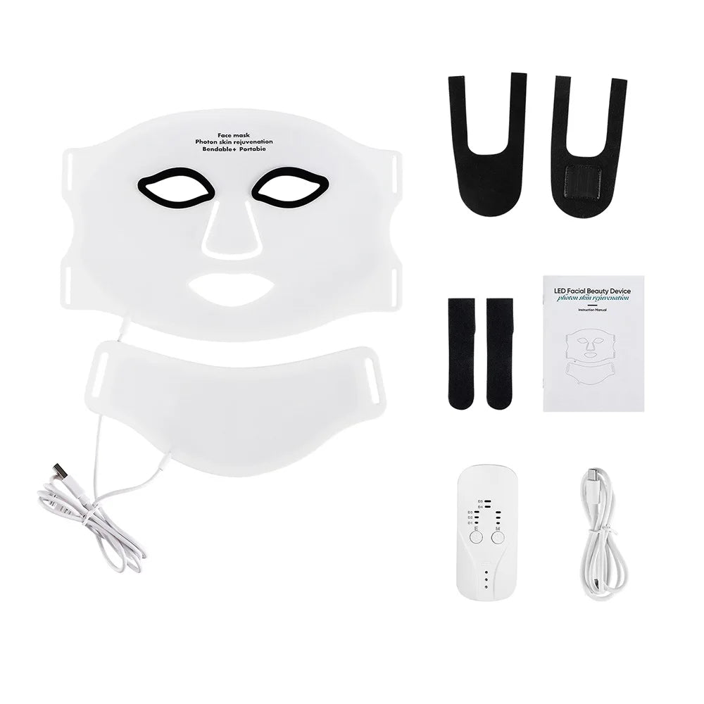 IebiLife Flexible Wireless LED Face Mask For Skin Rejuvenation