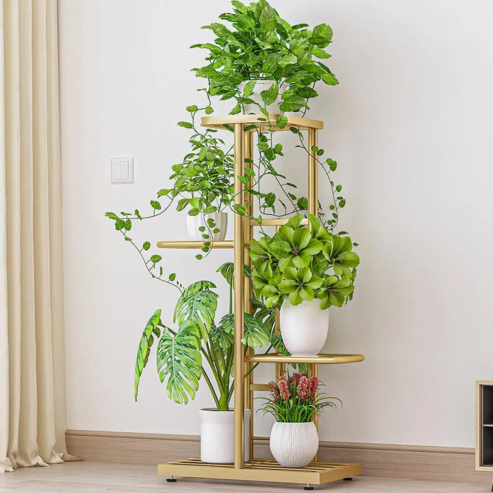 Twister CK Four Tier Metal Plant Stand Indoor Display Rack