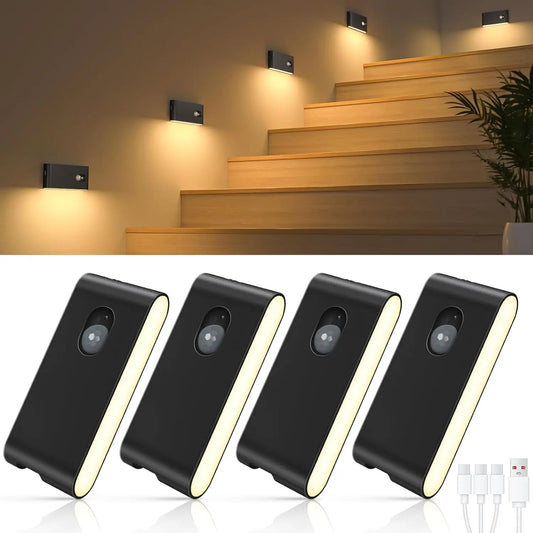 Willed Rechargeable Motion Sensor LED Night Light Wireless Wall Lamp