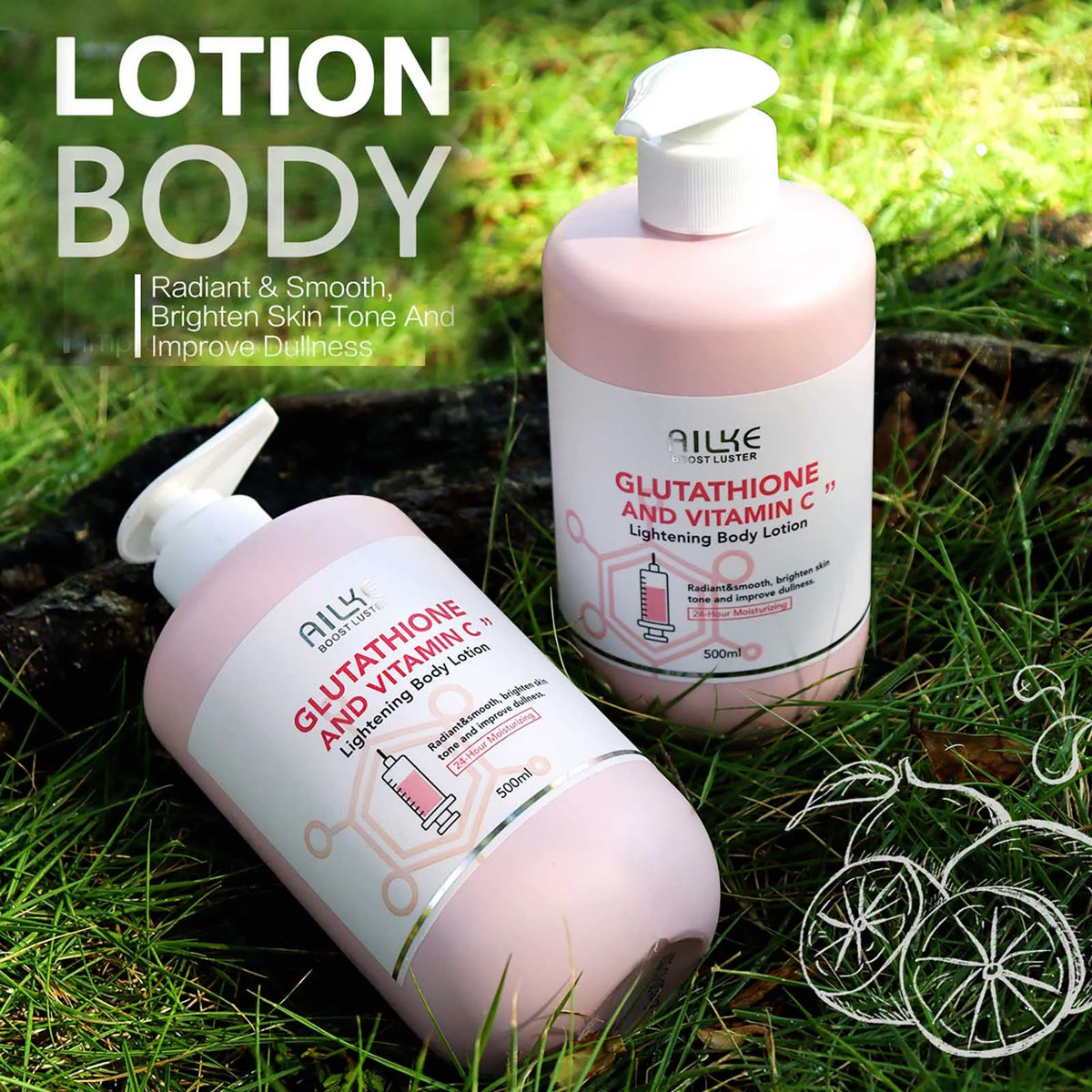 AILKE Vitamin C Glutathione Brightening Body Lotion