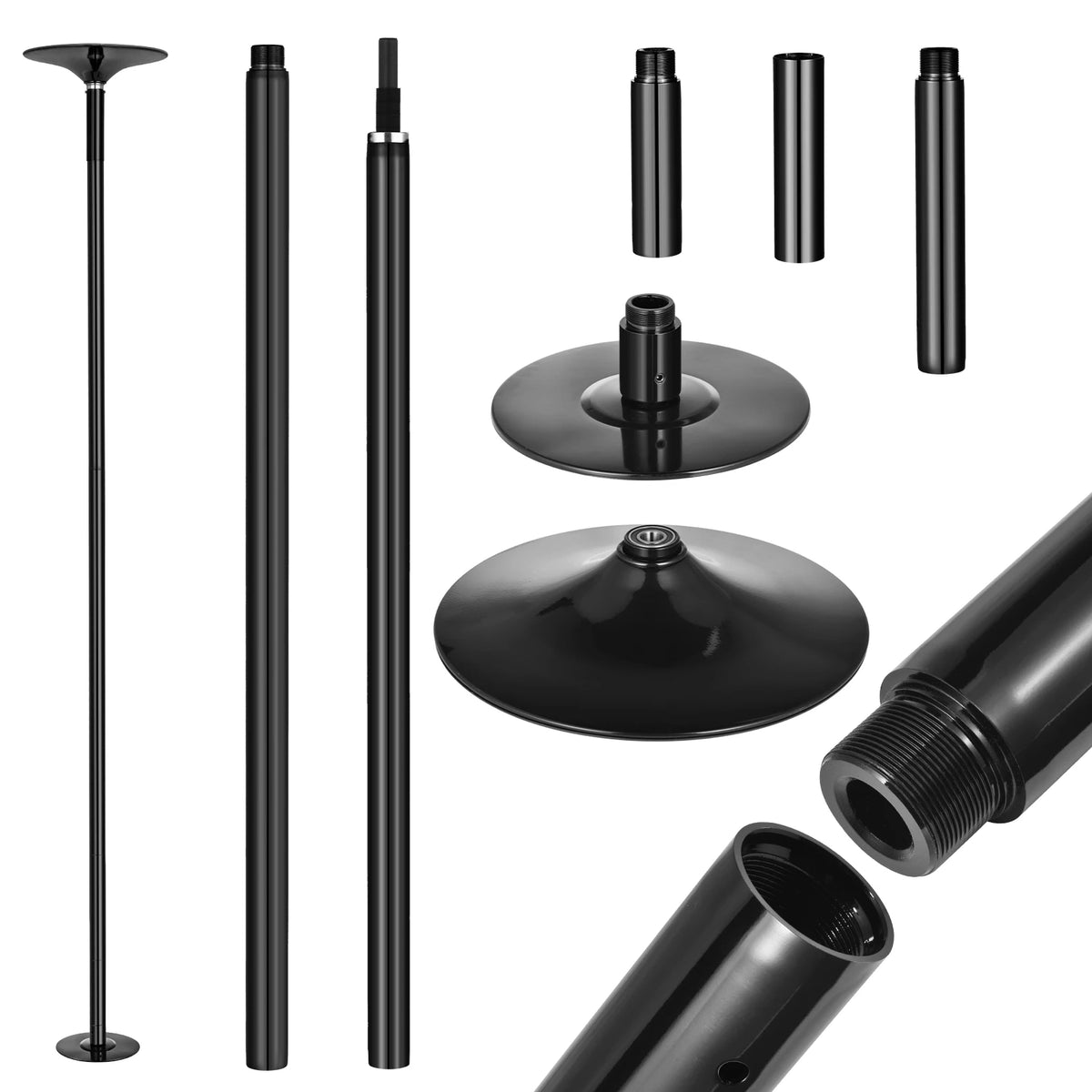 Portable Static Dance Pole For Home Fitness And Gym Training