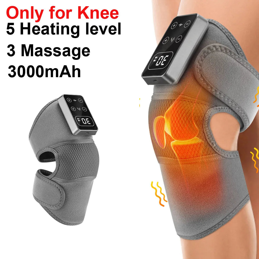 Hailicare Electric Knee Massager With Heat And Triple Vibration Settings