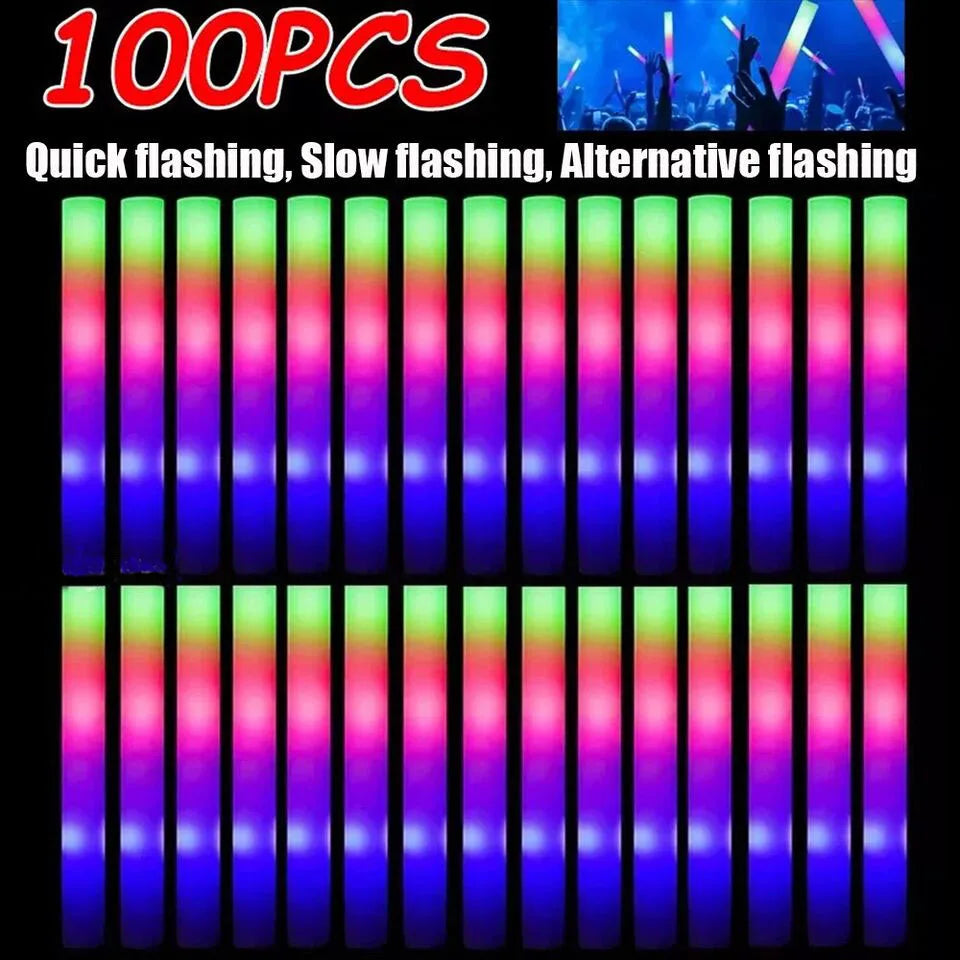 LED Light Up Foam Glow Sticks For Weddings And Parties