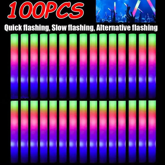 LED Light Up Foam Glow Sticks For Weddings And Parties