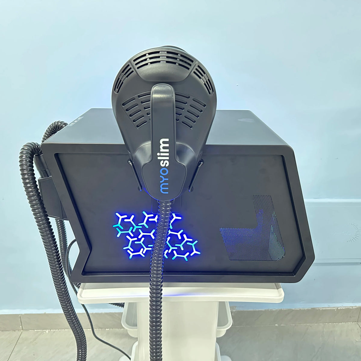 MYOslim EMS Body Sculpting Machine with RF 6500W Weight Loss Fat Burning Slimming Muscle Stimulation Equipment for Home Use