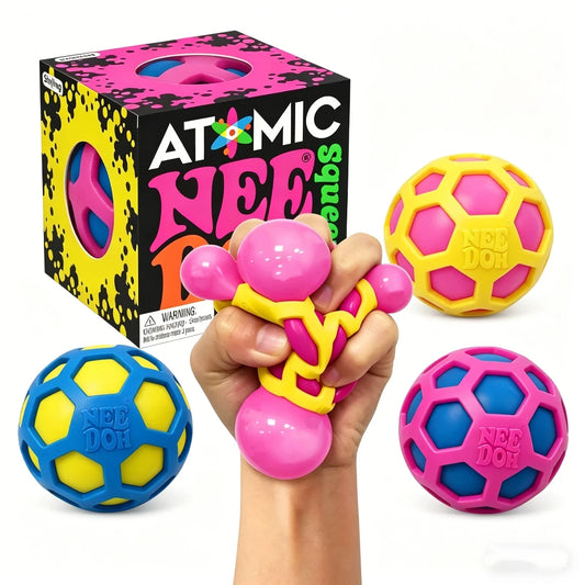 Schylling Needoh Atomic Stress Relief Squishy Fidget Ball