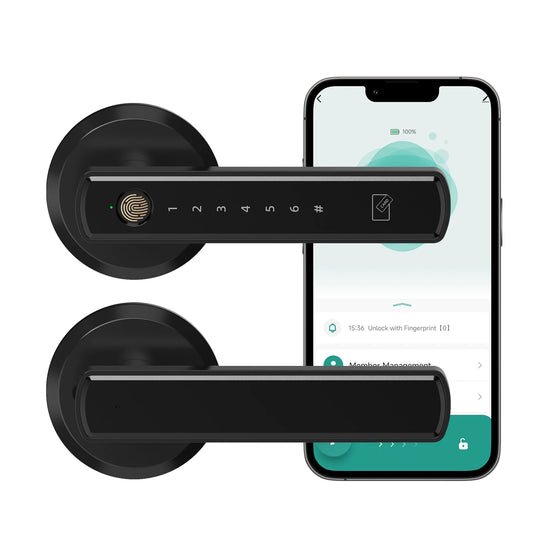 Viladepot Smart Fingerprint Door Lock With App And Keypad Control