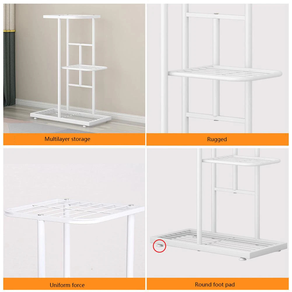 Twister CK Four Tier Metal Plant Stand Indoor Display Rack